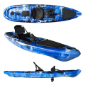 13ft plastic  sit on top free hands foot pedal drive fishing kayak with non-slip mat on sale